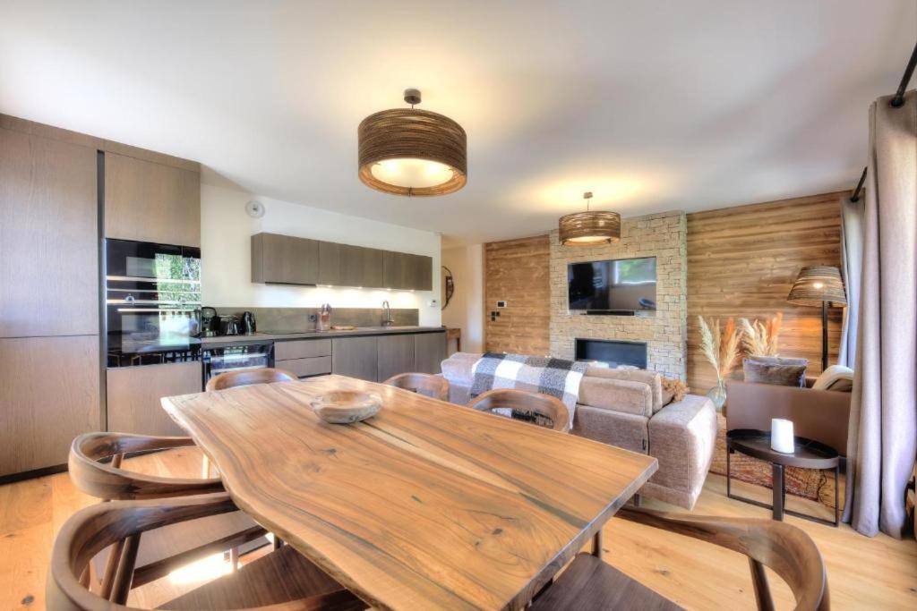 Ferienwohnung Apache_Coudriers Megève Exterior foto